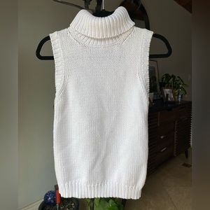 Knit turtle neck tank